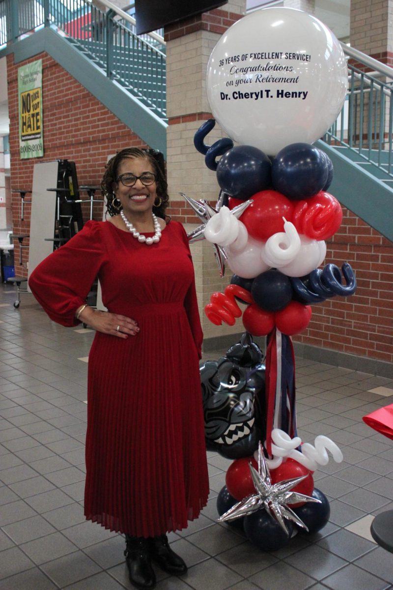 Colleagues, family and friends gathered to celebrate Dr. Henry's retirement Dec. 1st at Cypress Springs High School. Henry has given 36 years to education and 10 years to Cypress Springs.